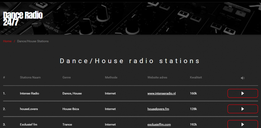 Online Radio portal